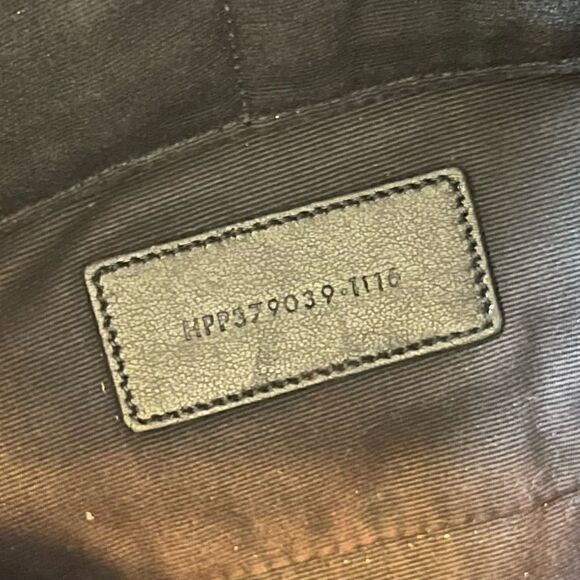 YSL Navy Matelasse Pouch Wristlet w/ GHW - Picture 7 of 7